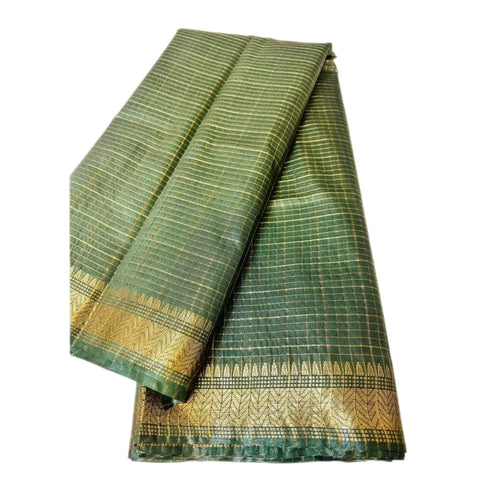 Vasthrlay Bhagalpuri Designer Unstitched Saree