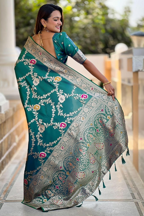 Vasthrlay Kanjivaram Blouse Purple Ethnic Wear
