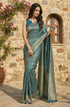 Vasthrlay Jacquard Floral Saree