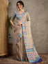 Vasthrlay Georgette Madhubani Unstitched Su Ethnic Wear