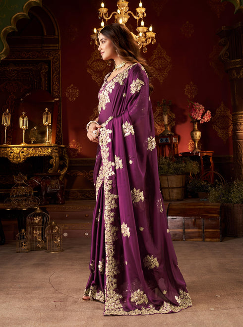 Vasthrlay Embroidery Saree