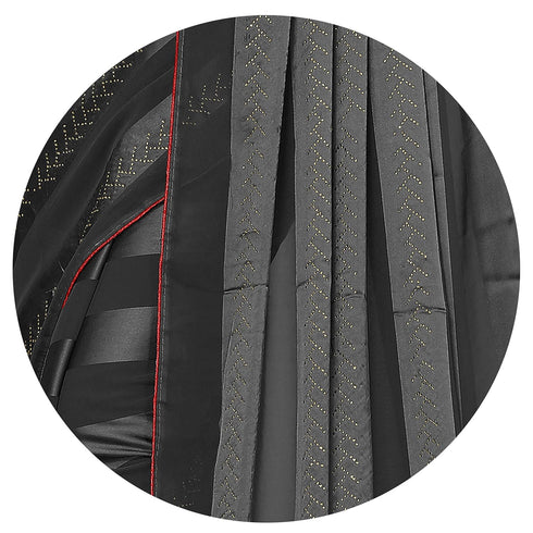 Vasthrlay Fashion Georgette Embellished Black Ethnic Wear