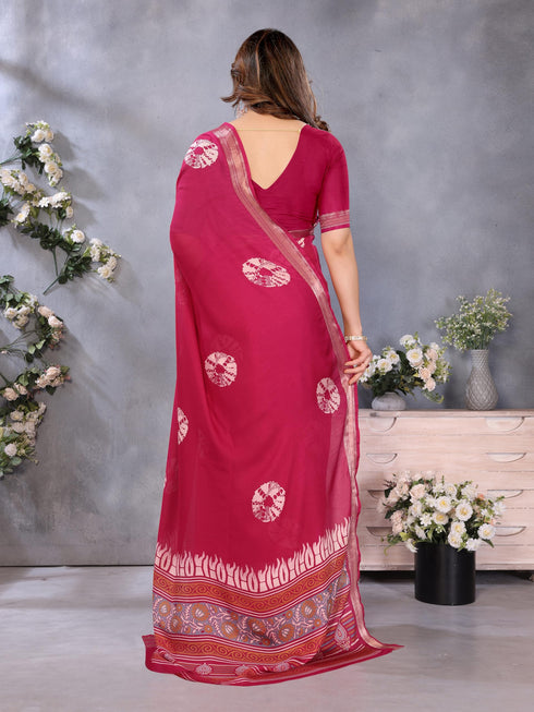 Vasthrlay Black Unstitched Saree