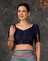 Vasthrlay Banarasi Kanjeevaram Unstitched Beige Saree