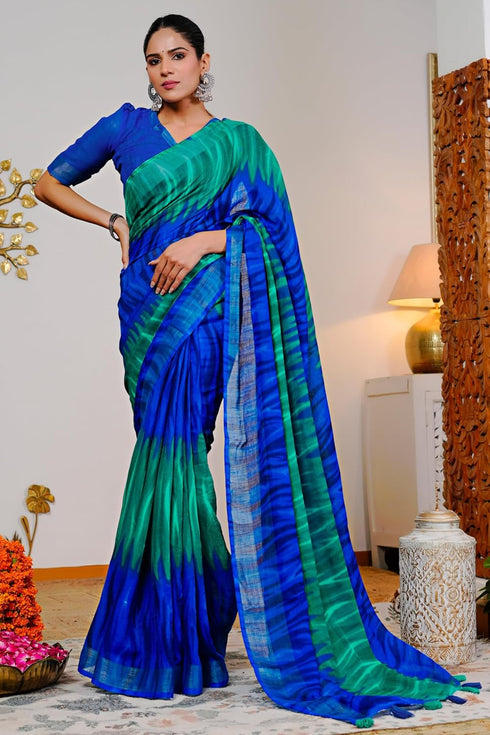 Vasthrlay Fashion Cotton Printed Dusty Ethnic Wear