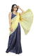 VasthrlayCrushed Pleated Unstitched Yellow Free Ethnic Wear