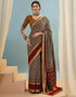 Vasthrlay Printed Weaving Unstitched Maroon Saree