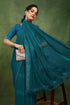 Vasthrlay Fashion Georgette Stripes Navy Ethnic Wear