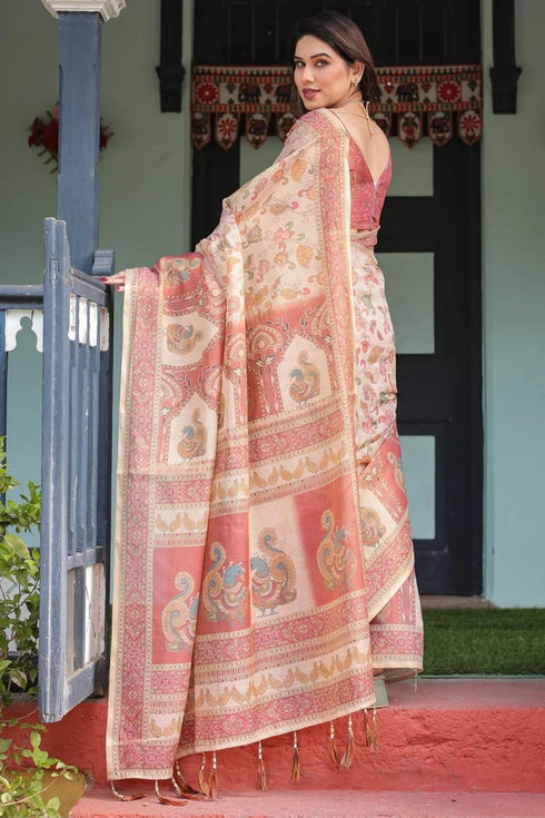 Vasthrlay Cotton Unstitched Blouse Ethnic Wear