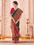 Vasthrlay Weaving Dark Saree