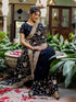 Vasthrlay Paisley Printed Red Saree