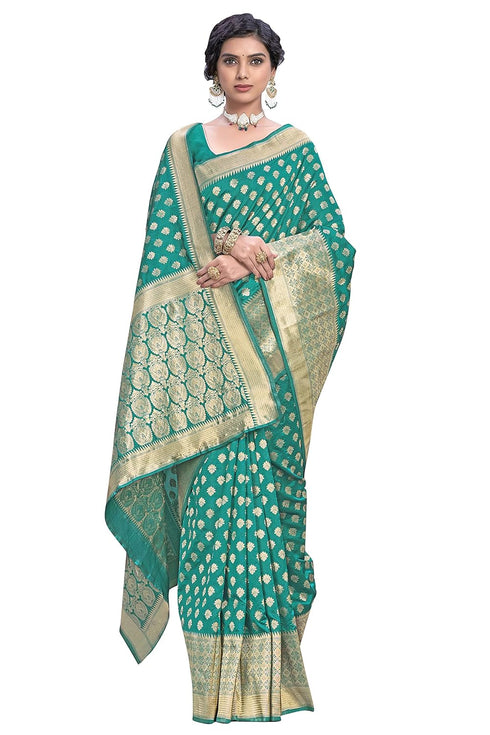Vasthrlay Banarasi Rama Ethnic Wear