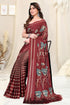 Vasthrlay Fashion Chiffon Printed Grey Ethnic Wear