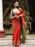 Vasthrlay Green Banarasi Saree