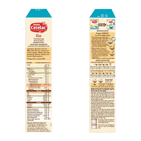 CERELAC Baby Food Cereal | Rice