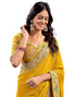 Vasthrlay Embroidery Traditional Unstitched Violet Saree