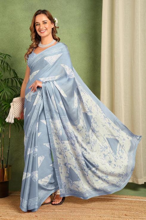 Vasthrlay Fashion Chiffon Printed Ethnic Wear