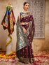Vasthrlay Weaving Paithani Black Saree