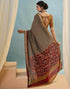 Vasthrlay Printed Weaving Unstitched Maroon Saree