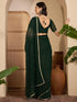 Vasthrlay Georgette Black Saree
