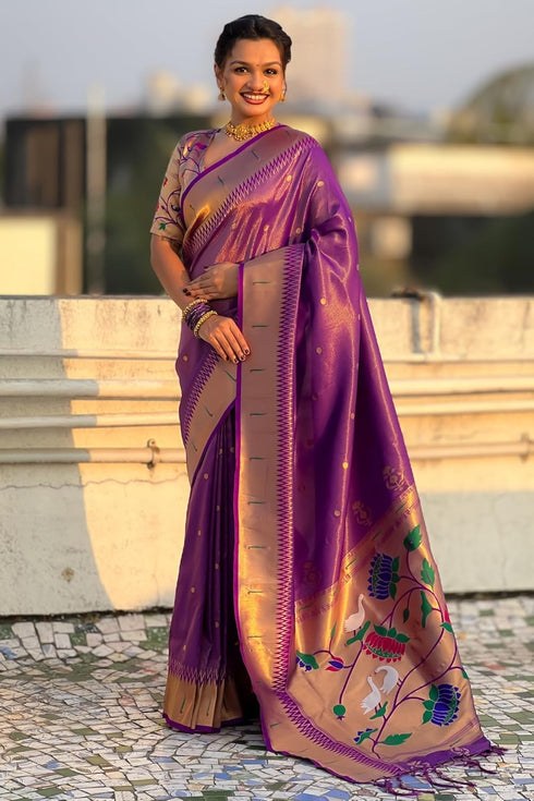 Vasthrlay Paithani Kanjivaram Sarees Ethnic Wear