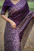 Vasthrlay Tussar Kalamkari Geometric Floral Design