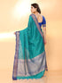 VasthrlayJacquard Boardered Unstitched Mustard Free Ethnic Wear