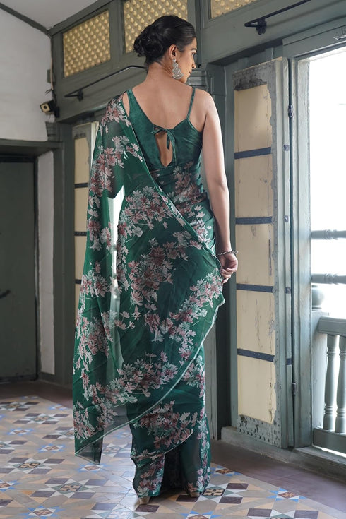 Vasthrlay Fashion Chiffon Georgette Dark Ethnic Wear