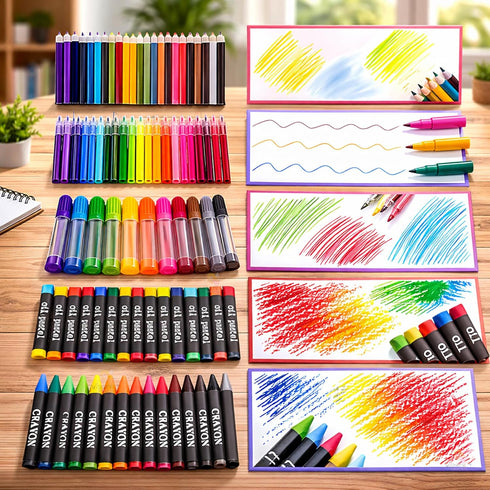 WISHKEY 150 Pieces Colour Set Kit for Kids