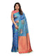 Vasthrlay Kanchipuram Saree Soft Silk Seagreen
