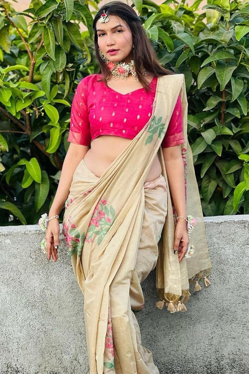 Vasthrlay Kanjivaram Cotton Blouse Ethnic Wear