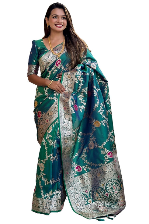 Vasthrlay Kanjivaram Blouse Purple Ethnic Wear
