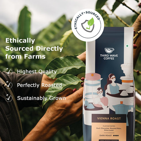 Third Wave Coffee Espresso Vienna Roast Coarse Grind 250g