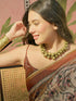 Vasthrlay Printed Violet Saree