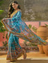 Vasthrlay Georgette Light Turquoise Saree