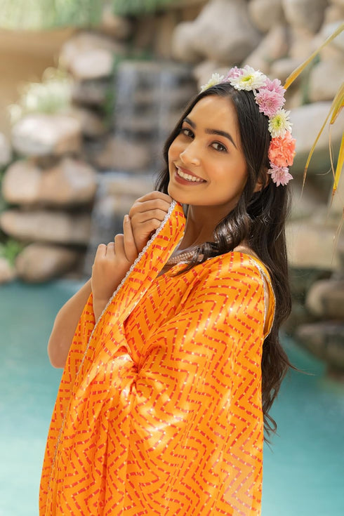 Vasthrlay Fashion Chiffon Printed Ethnic Wear