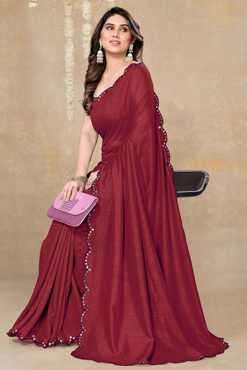 Vasthrlay Fashion Mirror Border Ethnic Wear