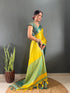 Vasthrlay Kanjivaram Blouse Traditional Pistablue