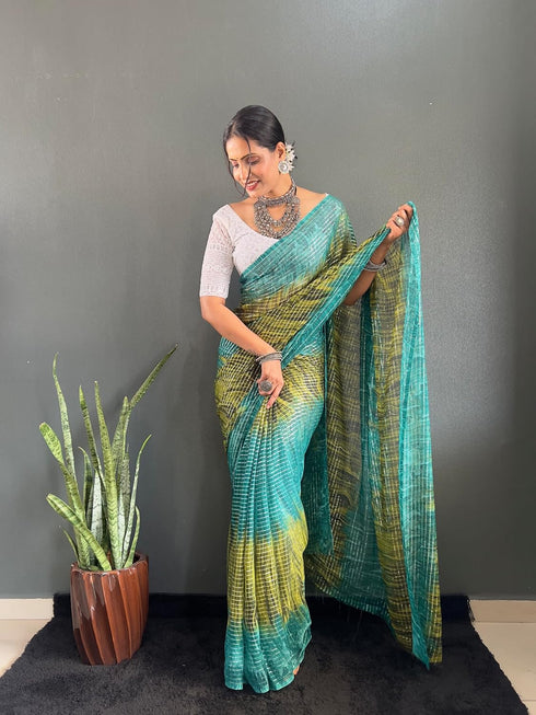 Vasthrlay Chiffon Rimzim Designer Chikankari