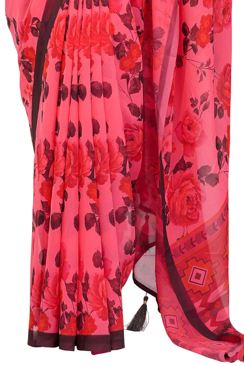 Vasthrlay Fashion Georgette Printed Ethnic Wear