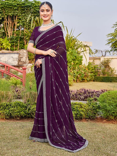 Vasthrlay Paithani Weaving Green Saree