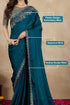 Vasthrlay Embroidery Unstitched Morpeach Ethnic Wear