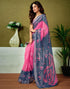 Vasthrlay Womens Cotton Printed Pink Saree