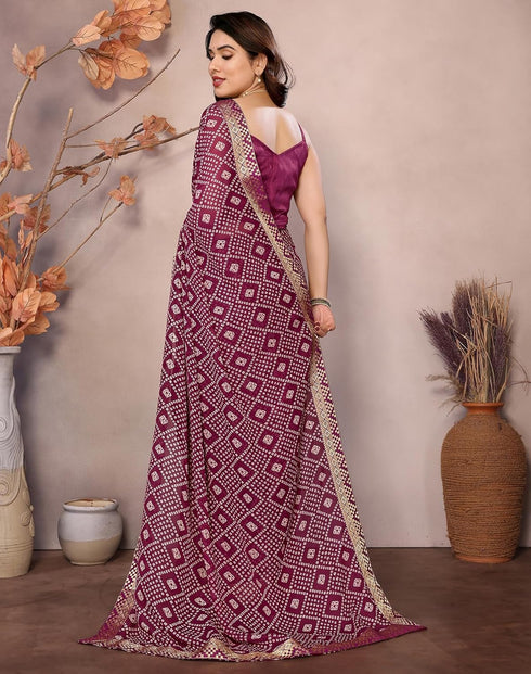 Vasthrlay Georgette Unstitched Material Az Ys Gomti Ethnic Wear