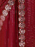 Vasthrlay Georgette Embrodered Mauve Saree