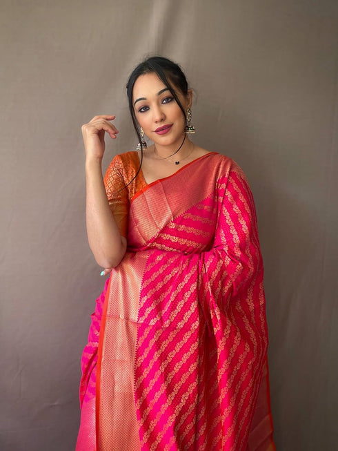 Vasthrlay Leriya Patola Banarasi Ethnic Wear
