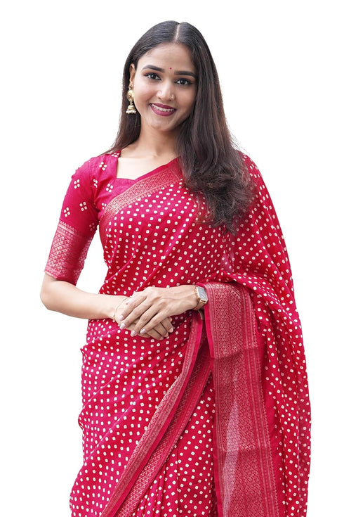 Vasthrlay Fashion Bandhani Printed Ethnic Wear