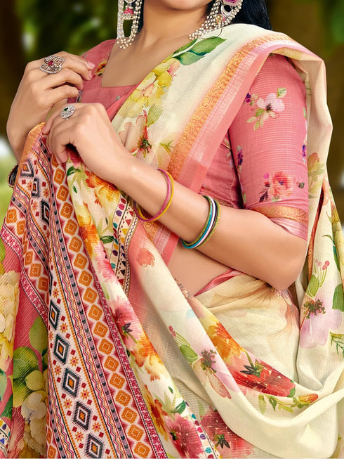 Vasthrlay Cotton Unstitched Sr Ethnic Wear