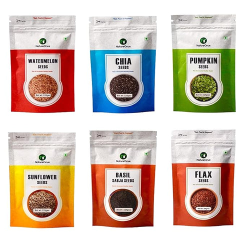 NatureOnus All Raw Seeds Combo Pack