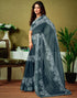 Vasthrlay Womens Cotton Printed Yellow Saree